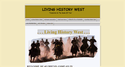 Desktop Screenshot of livinghistorywest.com